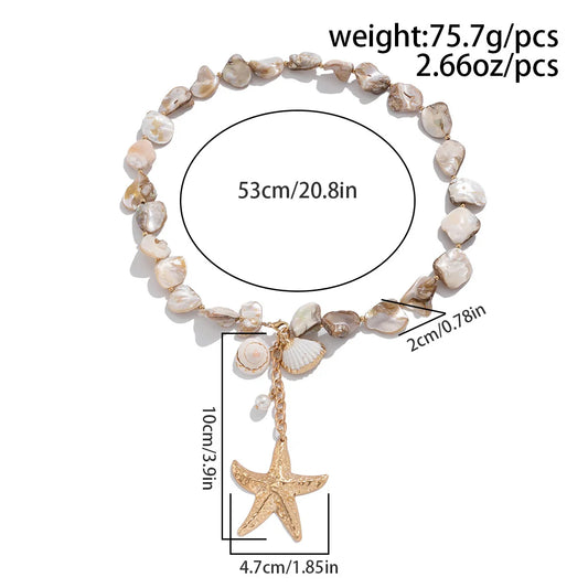 ARIGATO™ Collier Étoile de Mer | Bijou Bohème Océan