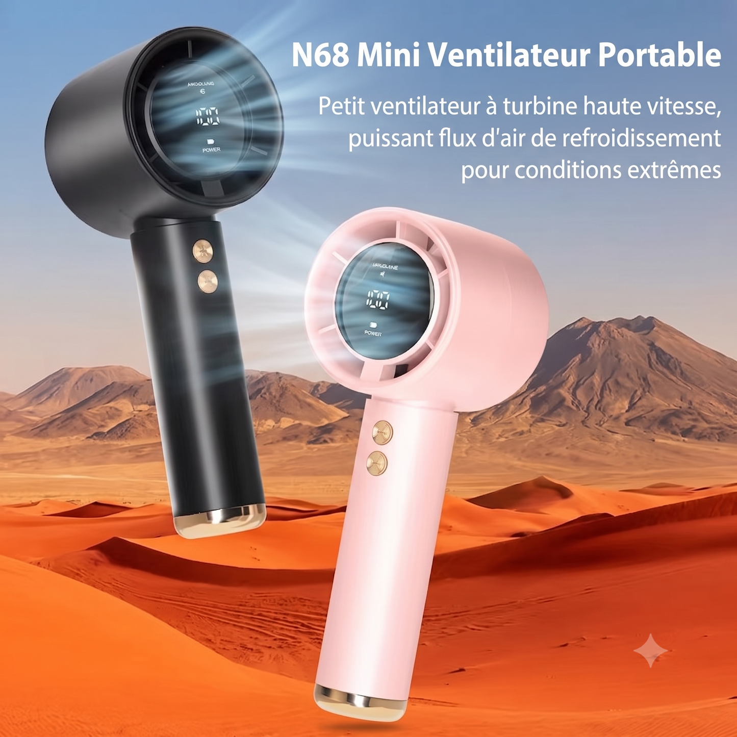 ARIGATO™ Mini Ventilateur Portable USB | Silencieux & Rechargeable