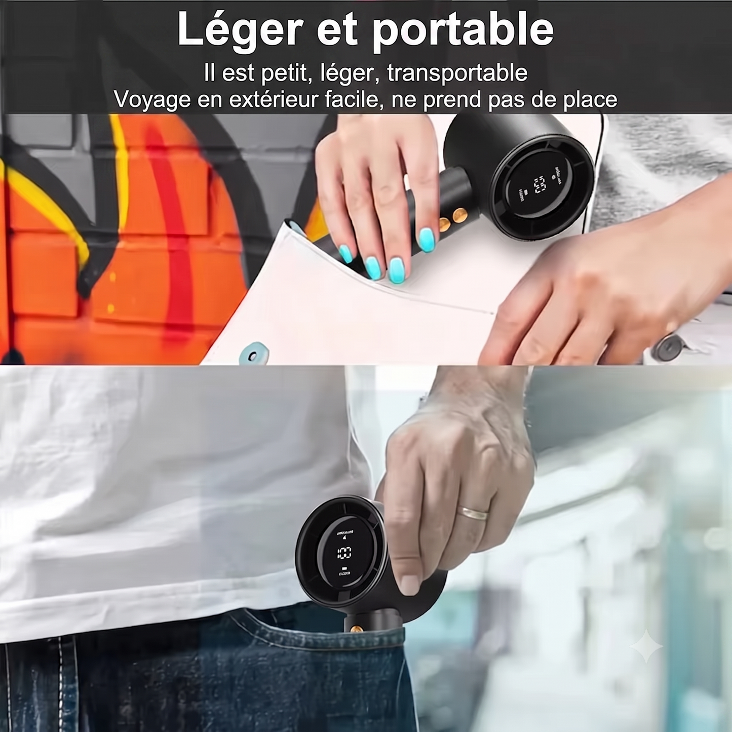 ARIGATO™ Mini Ventilateur Portable USB | Silencieux & Rechargeable