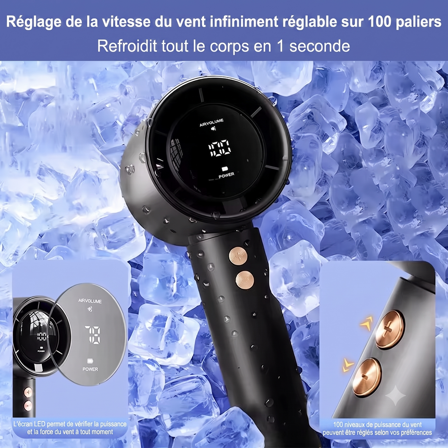 ARIGATO™ Mini Ventilateur Portable USB | Silencieux & Rechargeable