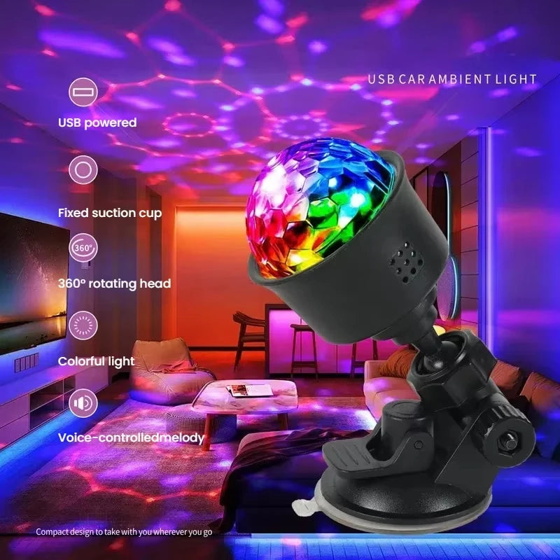 FANZONE™  Lampe Disco LED Ambiance Match | Coupe du Monde 2026