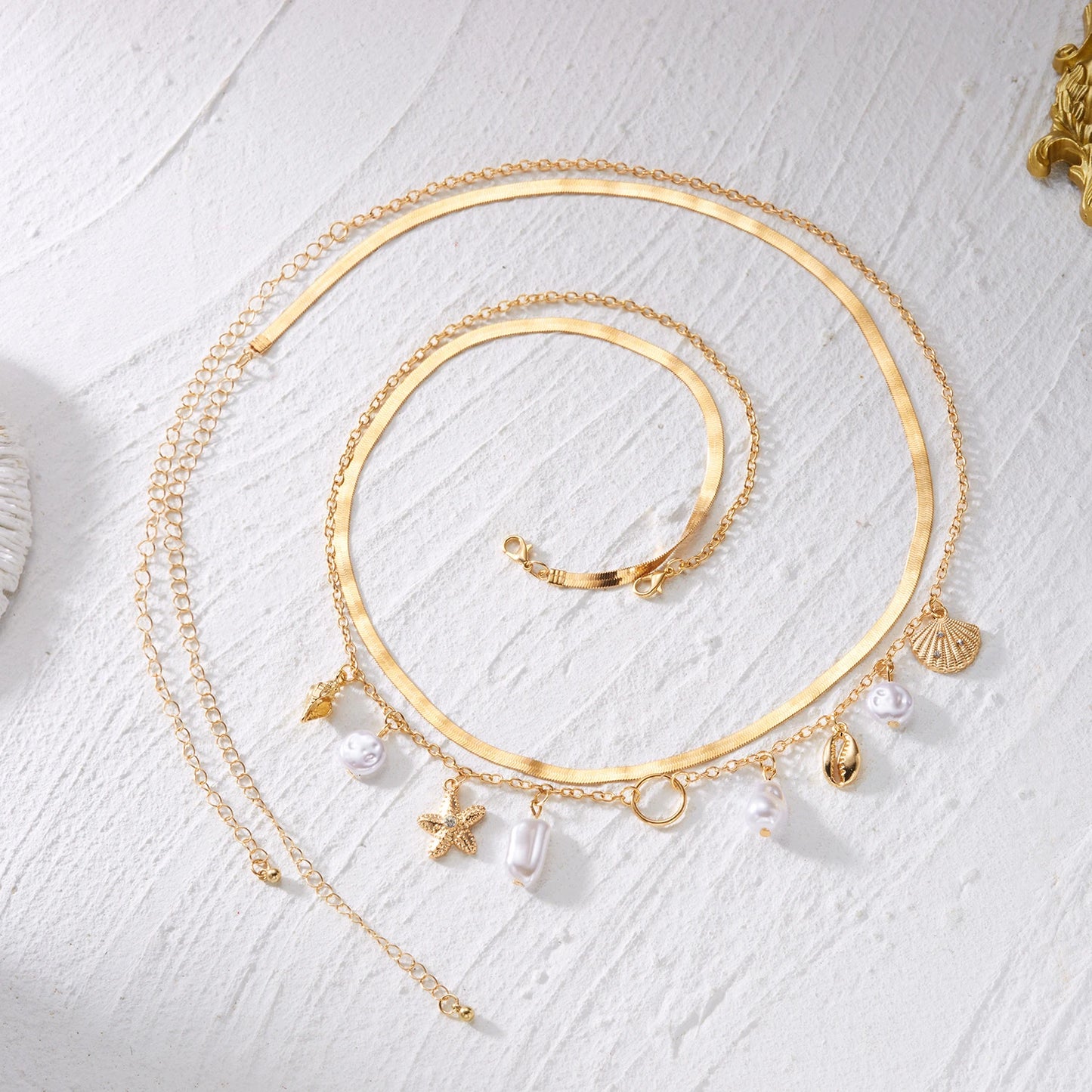 Sirena 🧿 — Chaîne de Taille Coquillage | Stir of Beauty