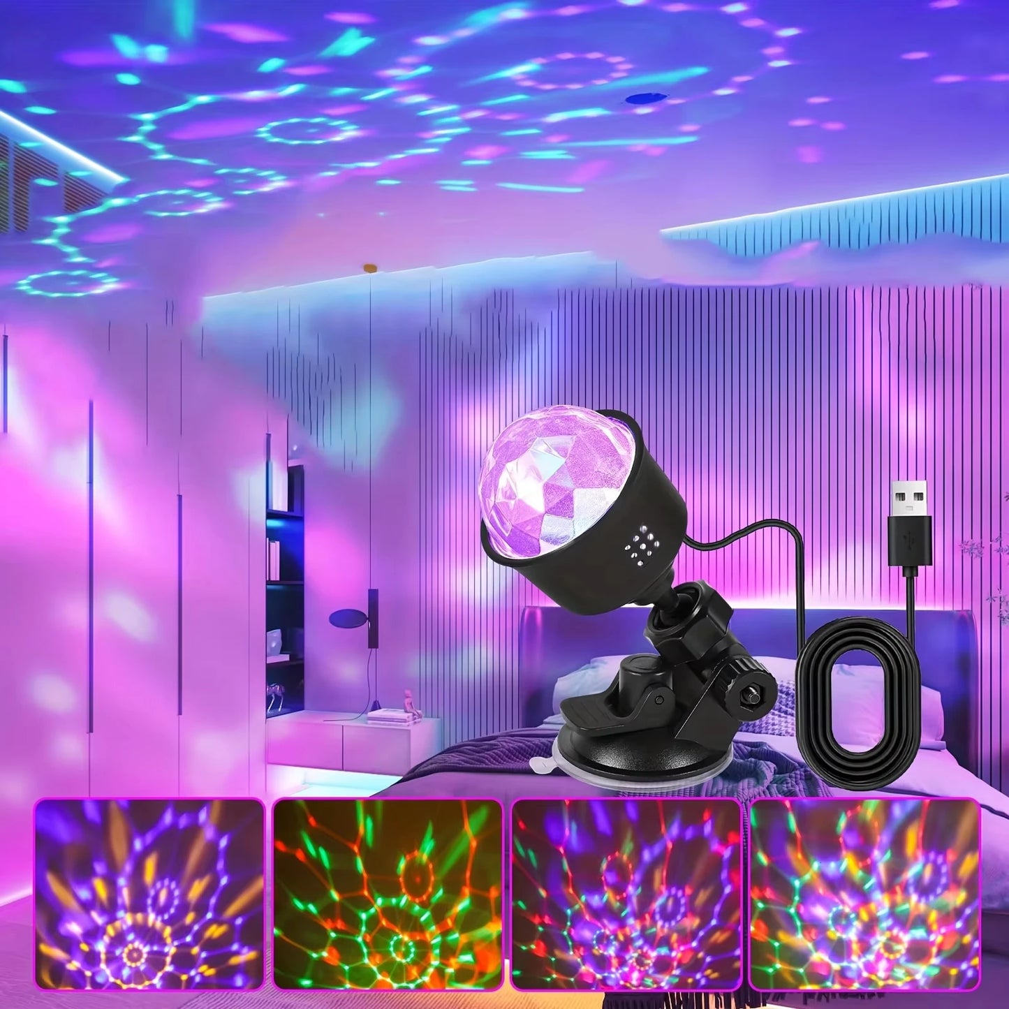 FANZONE™  Lampe Disco LED Ambiance Match | Coupe du Monde 2026