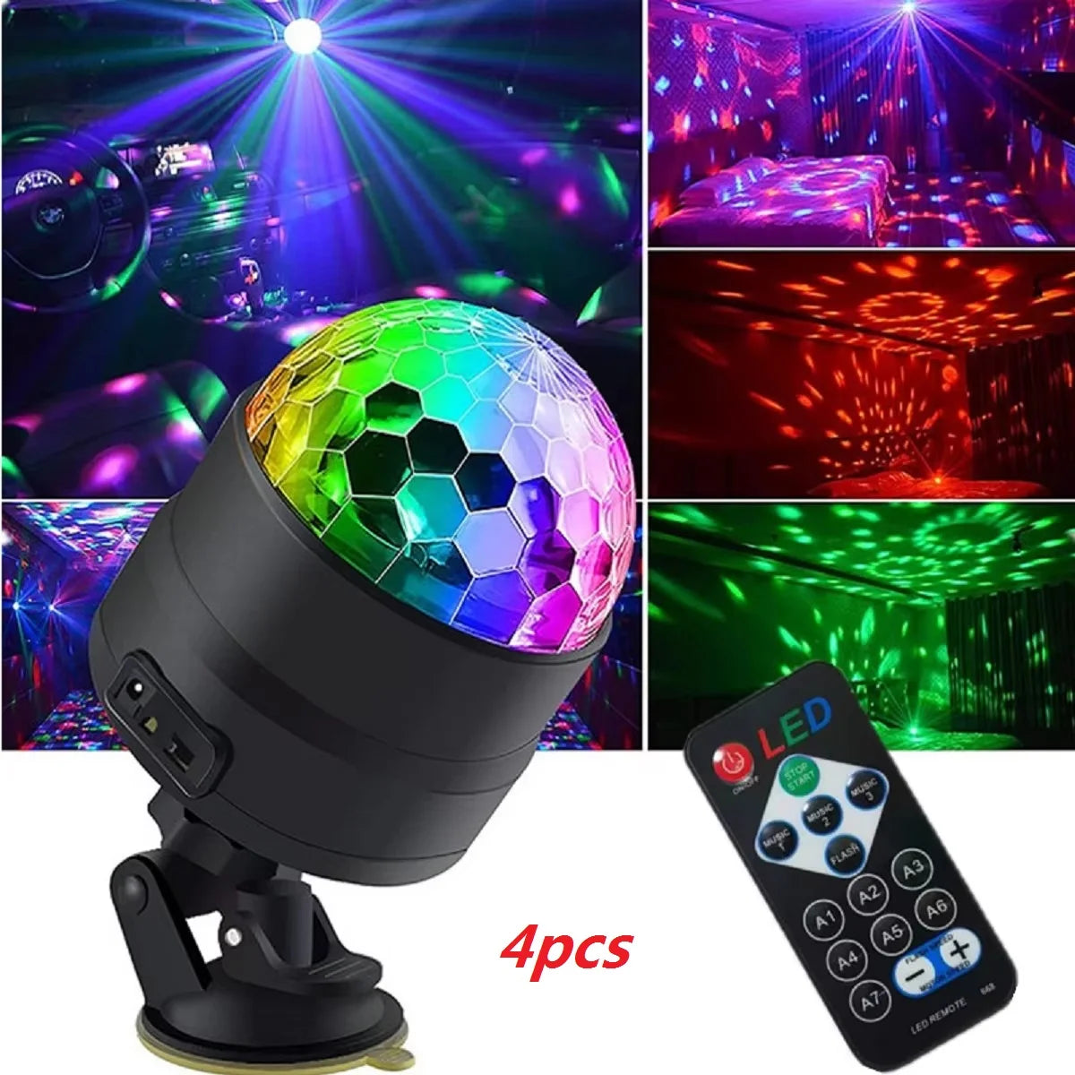 FANZONE™  Lampe Disco LED Ambiance Match | Coupe du Monde 2026
