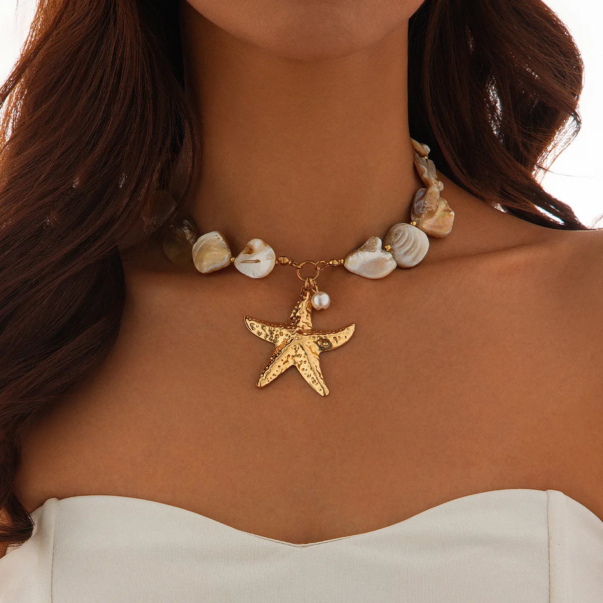 ARIGATO™ Collier Étoile de Mer | Bijou Bohème Océan