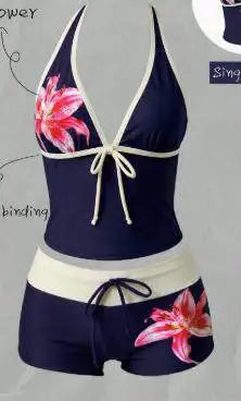 TANKINI™ 2 Pièces Halter à Pois | Maillot de Bain Femme Taille Haute Été 2026