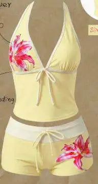 TANKINI™ 2 Pièces Halter à Pois | Maillot de Bain Femme Taille Haute Été 2026