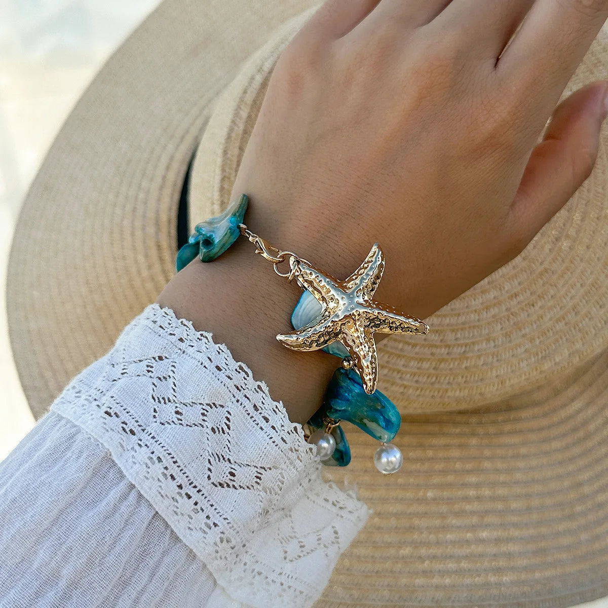 ARIGATO™ Collier Étoile de Mer | Bijou Bohème Océan
