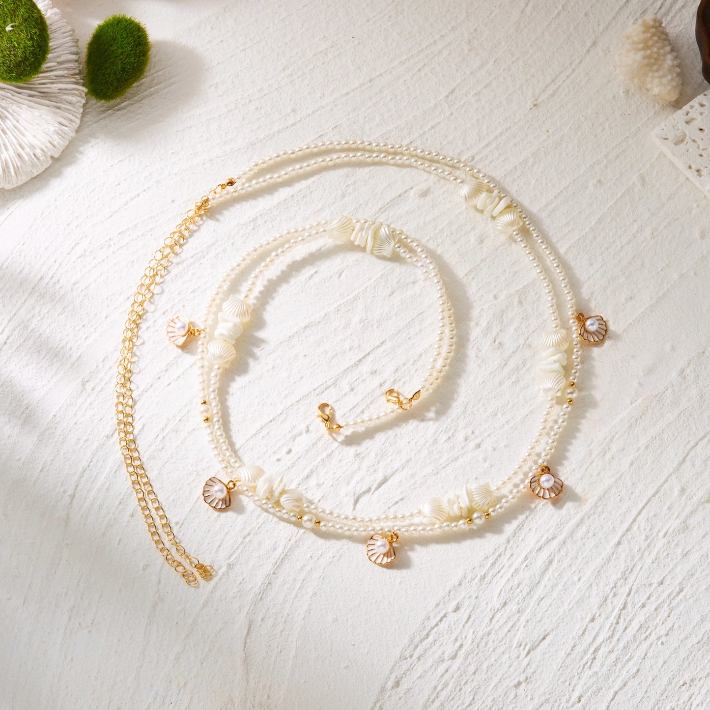 Sirena 🧿 — Chaîne de Taille Coquillage | Stir of Beauty