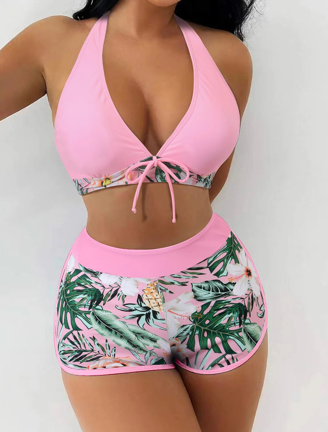 SIRENA™ Bikini Halter Taille Haute | Maillot de Bain Femme Été 2026