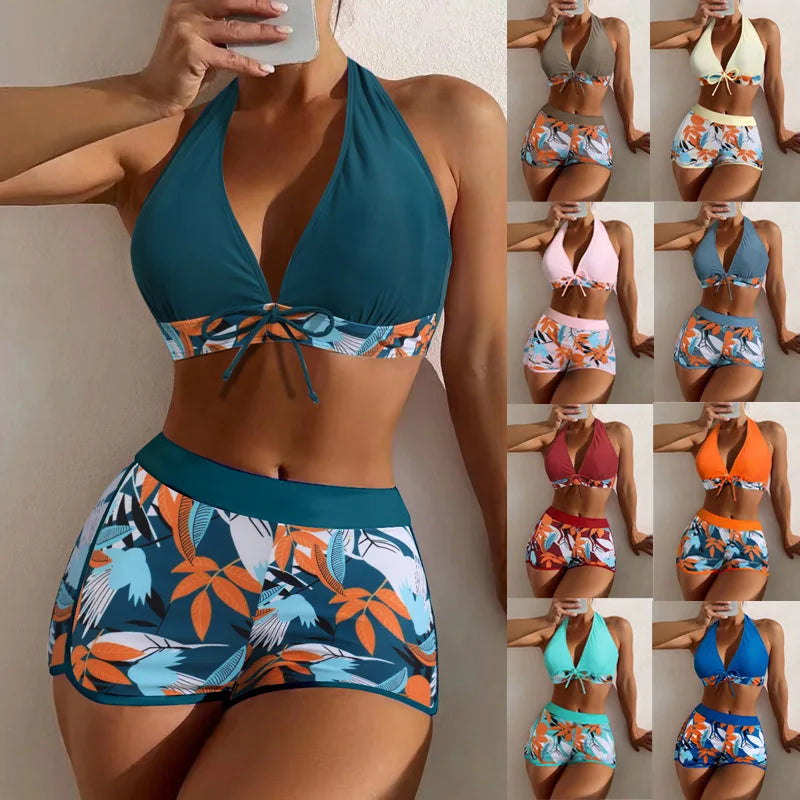 SIRENA™ Bikini Halter Taille Haute | Maillot de Bain Femme Été 2026